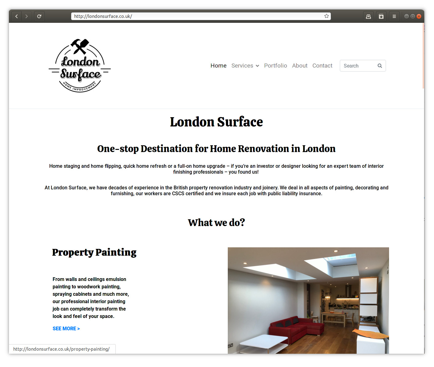 London surface website by Ideas Needs Translate Creative Collective