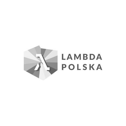 LAMBDA POLSKA logo by Jackie Branc photographer and graphic designer