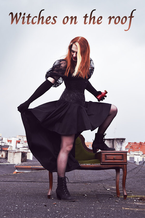 Witches on the roof by Jackie Branc photographer