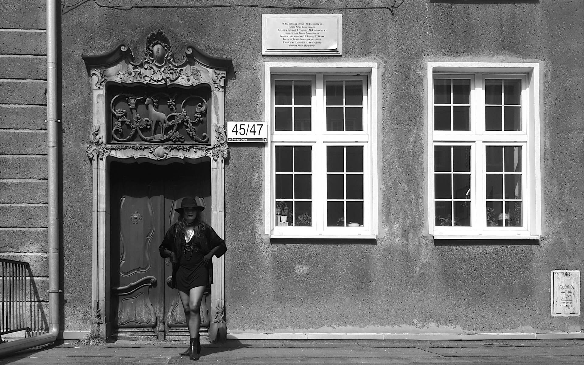 "THE WORLD IS MY IDEA" | This house was, on 22 February 1788, the birthplace on philosopher Arthur Schopenhauer. | photo: Jackie Branc photographer