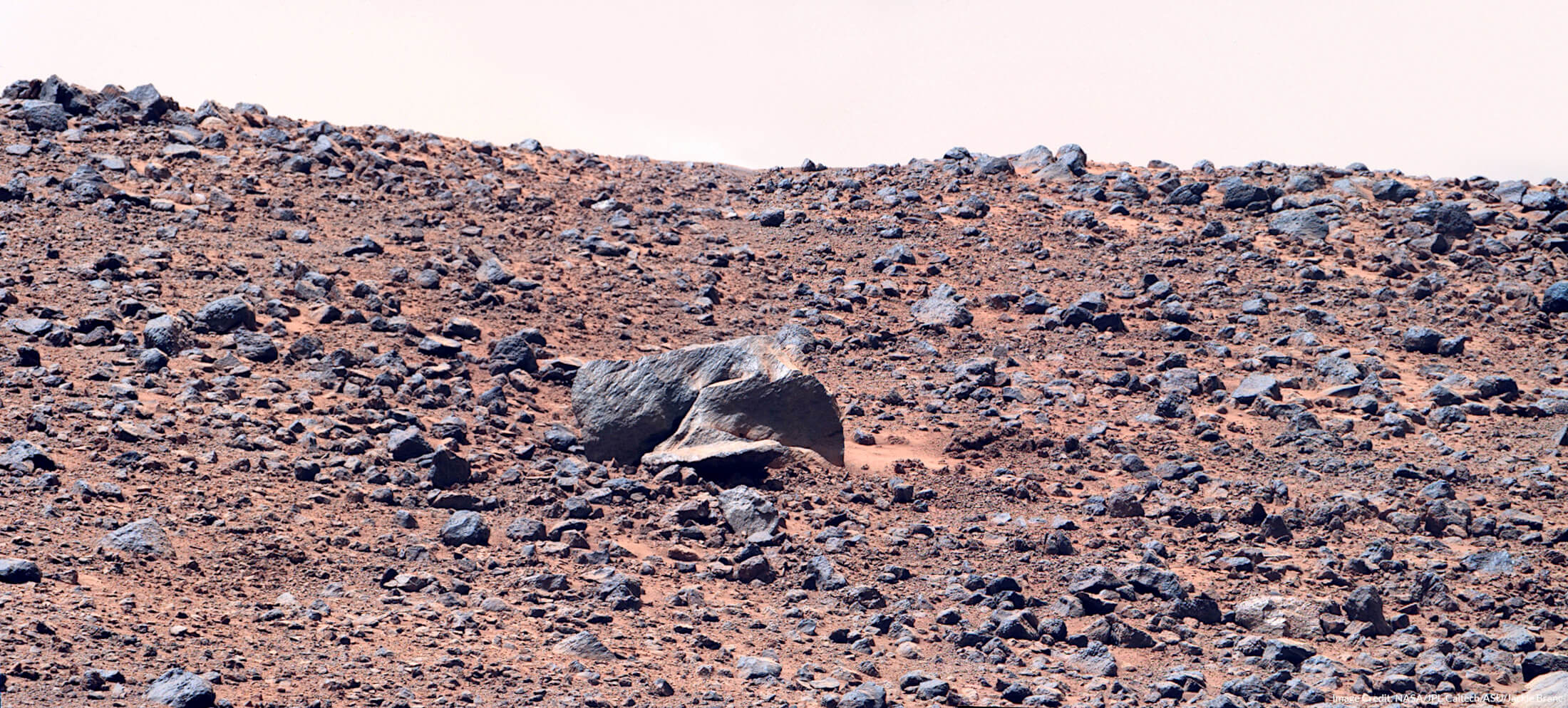 Mars Perseverance Sol 1356: L/R Navcam enhanced panorama | processing by Jackie Branc | Image Credit: NASA/JPL-Caltech/ASU/Jackie Branc