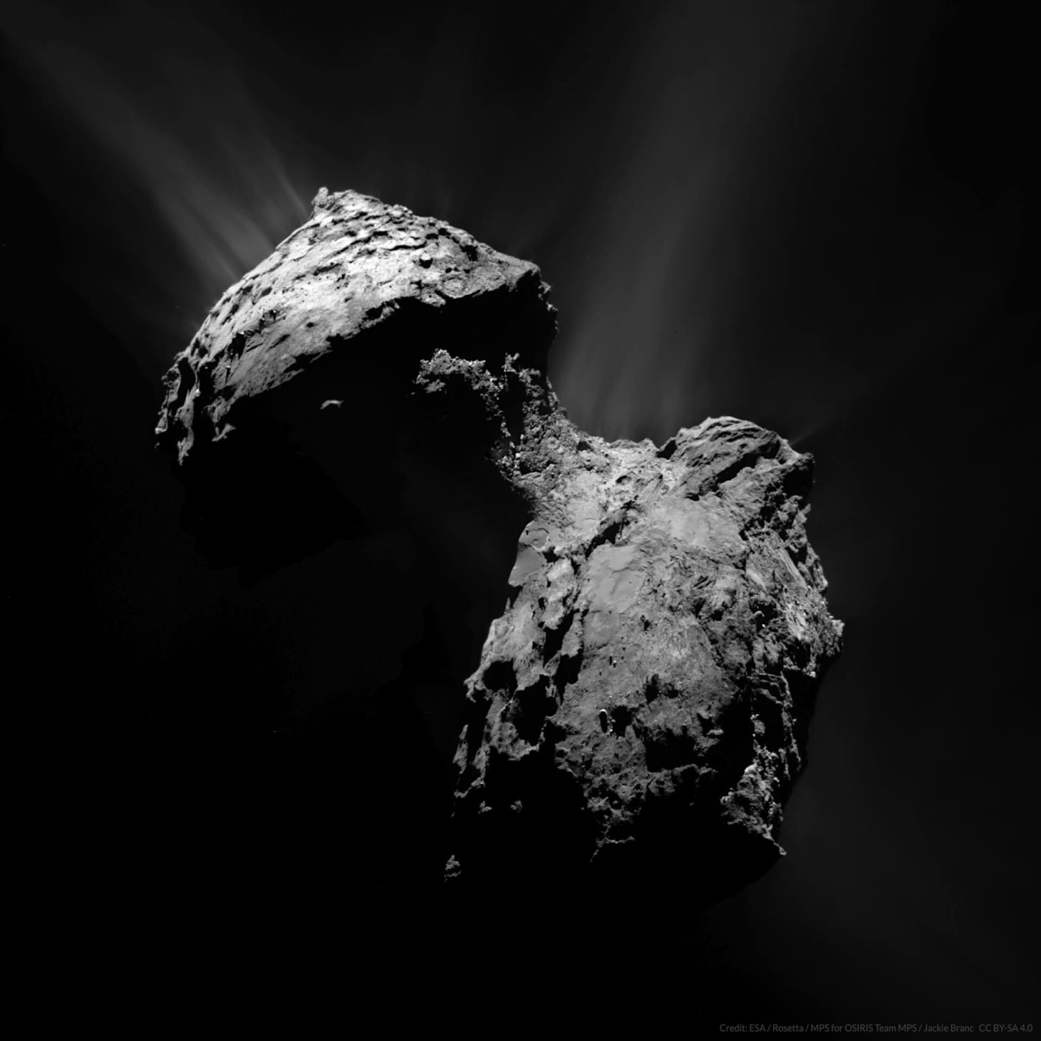 N20150711T204508372ID50F23 | Credit: ESA / Rosetta / MPS for OSIRIS Team MPS / Jackie Branc CC BY-SA 4.0