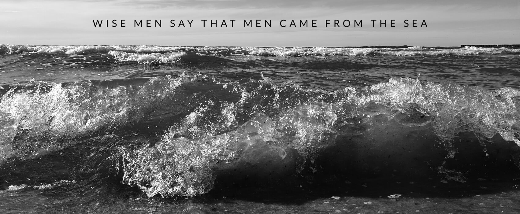 Wise men say that men came from the sea | photographic series by Jackie Branc