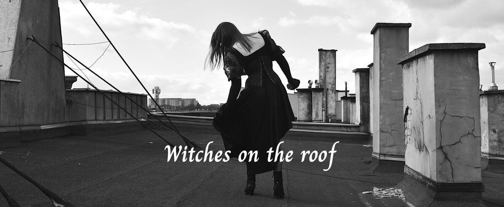 witches on the roof by Jackie Branc